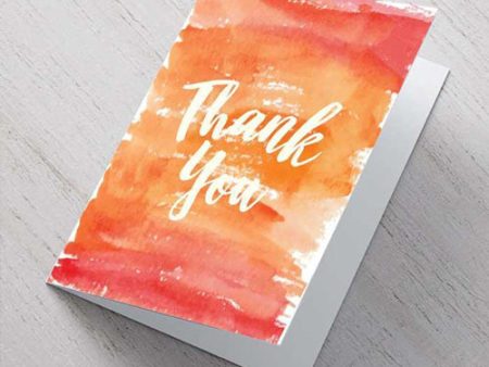 Bright Thank You A6 Card Supply