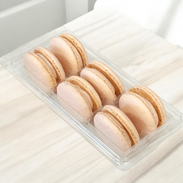 All Natural Strawberry Vegan French Macarons | Available in 24 & 48 Pack For Cheap