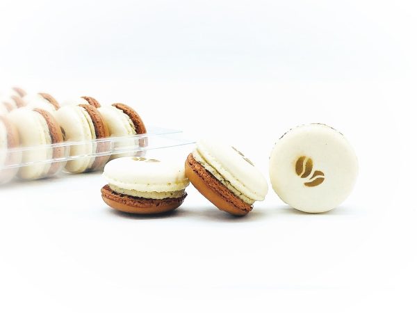 50 Pack Latte  French Macaron Value Pack Online