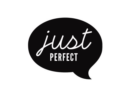 47. Just Perfect Speech Bubble Label 3.5 x 3cm For Sale