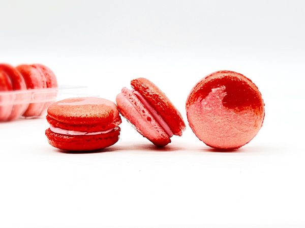 50 Pack The Love Planet ( Cherry & Strawberry) |  French Macaron Value Pack For Discount