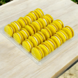 All Natural Creamy Pineapple Vegan French Macarons | Available in 24 & 48 Pack Fashion