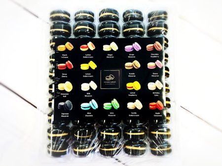 50 Pack Thai Black Coffee  French Macaron Value Pack For Sale