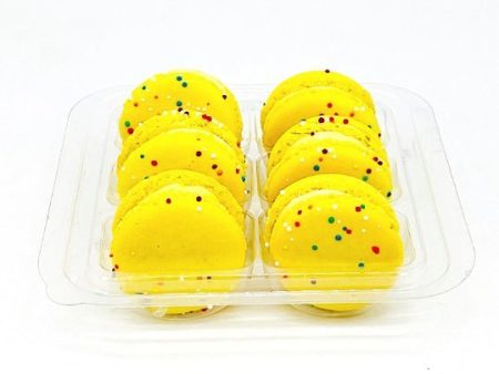 6 Pack Passionfruit White Chocolate French Macarons Supply