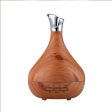 300ml Aroma Essential Oil Diffuser Ultrasonic Air Humidifier purifier with Wood Grain LED Lights for Office Home Bedroom For Sale