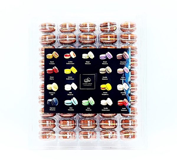 50 Pack The Sun ( Black Sugar ) |  French Macaron Value Pack Sale