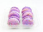 6 Pack Purple Birthday (Blueberry Pomegranate) French Macarons Online