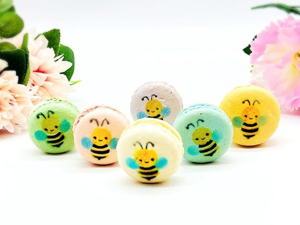 Baby Bee French Macarons | Available in 6 , 12 & 24 Pack Fashion