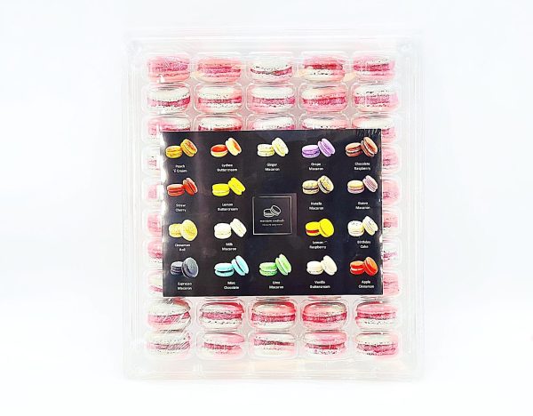 50 Pack Pink Oreo French Macaron Value Pack Online