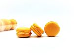 50 Pack Orange Cream  French Macaron Value Pack Fashion