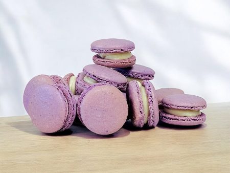 6 Pack Honey Lavender Macarons | ideal for celebratory events. Online Sale