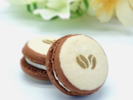 6 Pack  Vanilla latte macarons Hot on Sale