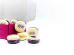 6 Pack Blackberry Sundae French Macarons For Cheap