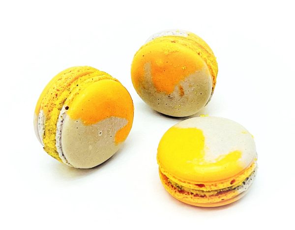 Apricot Oreo Macarons| Available in 6, 12 & 24 Pack For Cheap