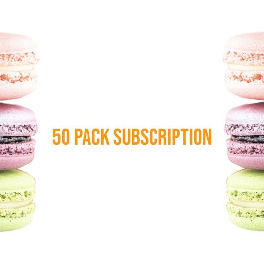 50 Pack French Macaron - Subscription Online now