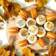 Autumn Vegan Macaron Trio – Pumpkin Spice, Maple Pumpkin, Chocolate Pumpkin Delight For Sale