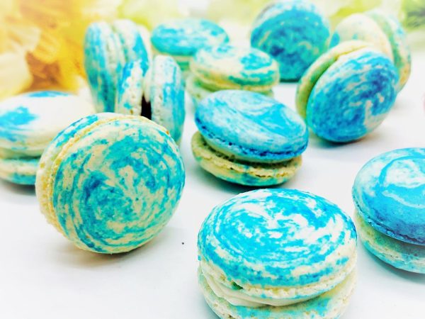 Blueberry Cheesecake  Macarons (6 Pack) | Ideal for celebratory events. Discount