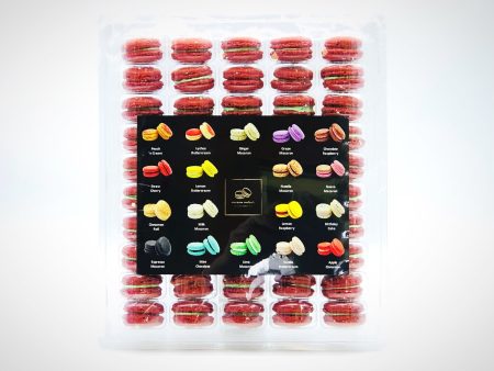 50 Pack White Chocolate-Kiwi Macaron Value Pack For Sale