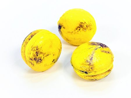 6 Pack  lemon blackberry macarons | ideal for celebratory events. Online Sale