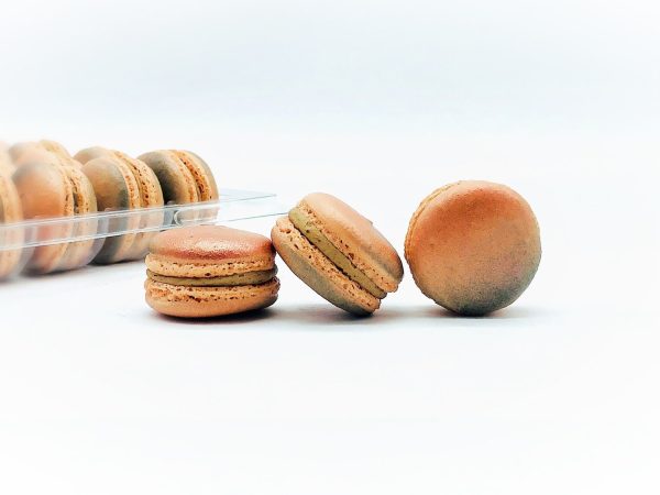 50 Pack The Mars ( Whipped Chocolate Ganache Caramel Macaron) |  French Macaron Value Pack For Discount