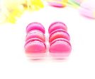 6 Pack  raspberry French macarons Online