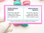 6 Raspberry & Blueberry Macarons Value Pack Supply