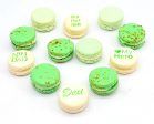 French Macaron Gift Set for Dad | 12 Pack Assortment Vanilla, Apple, Pistachio Online now