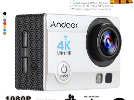 Andoer 2  Ultra-HD LCD 1080P 4K Wifi Sport Action Camera Online Sale