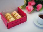 6 Pack  birthday cake macarons | ideal for celebratory events. on Sale