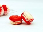 6 Pack Candy Cane French Macarons Supply