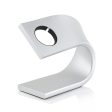 Apple Watch Stand Cradle U Shaped iWatch Charging Dock Station Sturdy Watch Platform Holder (Silver) Fashion