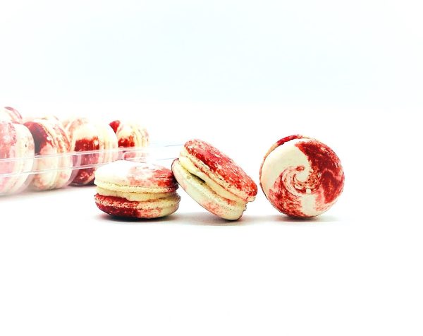 50 Pack Strawberry Cheesecake  French Macaron Value Pack Supply