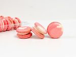 6 Pack Raspberry Ombre French macarons Supply