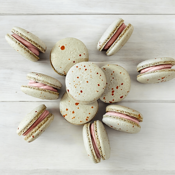 All Natural Blackberry Vegan French Macarons | Available in 24 & 48 Pack For Sale