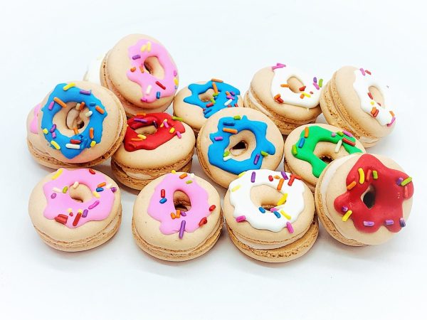 Assorted Donut Vegan Macarons Cheap