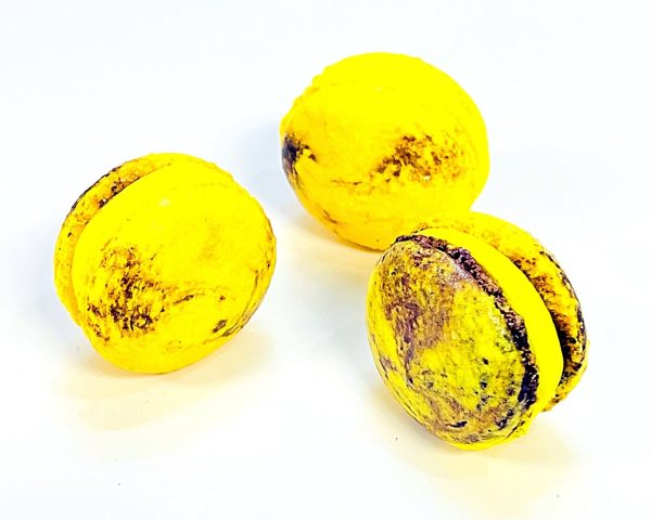 6 Pack  lemon blackberry macarons | ideal for celebratory events. Online Sale