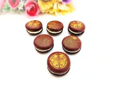 Double Happiness French Macaron Cookies | Available in 6, 12 & 24 Pack | Perfect addition to your wedding reception. Discount