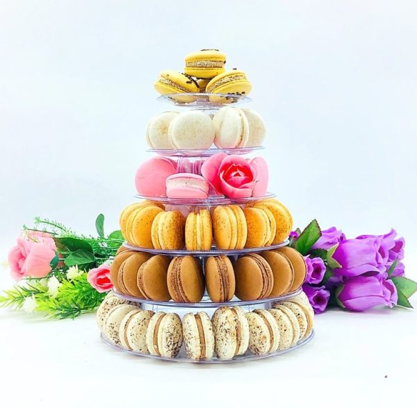 6 Tier Macaron Tower with Protective Case | Adjustable and Reusable Discount