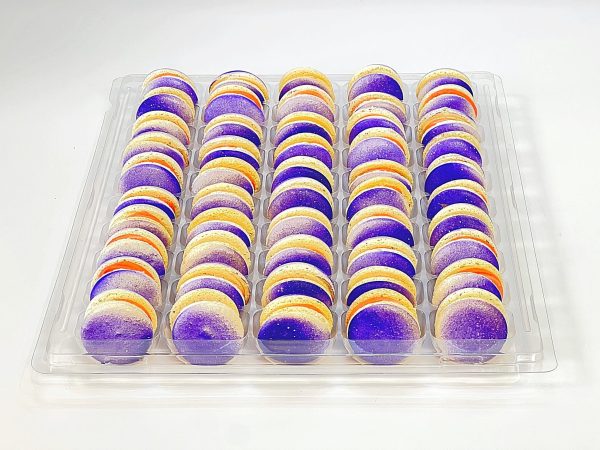 50 Pack Zesty Orange Grape  French Macaron Value Pack Online