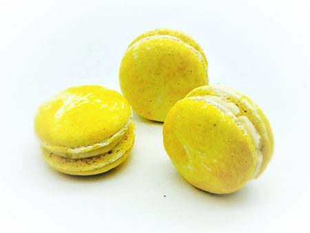 6 Pack Banana Cheesecake French Macarons | Perfect for your next celebratory events. Supply