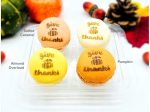 Happy Thanksgiving Airbrushed French Macarons Online