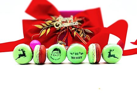 The Santa Clause Apple Caramel  French Macarons For Discount