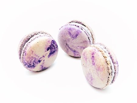 6 Pack Butterfly Pea  French Macarons | Perfect for your next celebratory events. on Sale