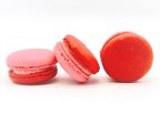 6 Pack  Straw-Pomegranate Macarons Online