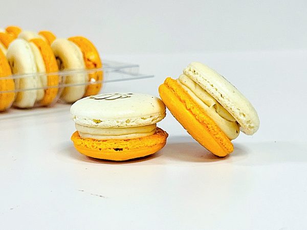 50 Pack Pumpkin Spice Caramel French Macarons | ideal for celebratory events. Online now