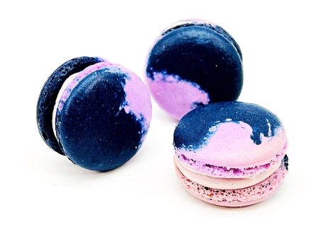 6 Pack The Grapery French Macarons (Blue Raspberry and Grape) Sale