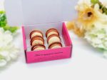 6 Pack  Vanilla latte macarons Hot on Sale