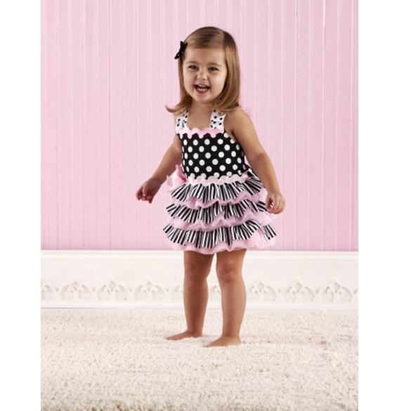 Adorable Pink Ruffle Tutu Dress on Sale