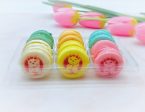 Assorted Fruit Flavor Macarons Decorated With the Lucky Cat Icon Hot on Sale