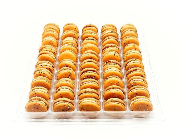 50 Pack Pumpkin Birthday  French Macaron Value Pack For Sale